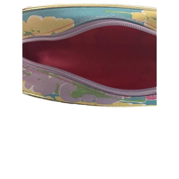 Lilly Pulitzer/Estee Lauder Colorful Makeup Cosmetic Zipper Pouch Bag Floral New - Picture 6 of 6